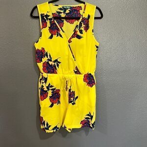 Fleur Bleve Yellow Floral Romper 4